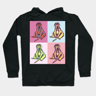 Meerkat Pop Art Style Hoodie